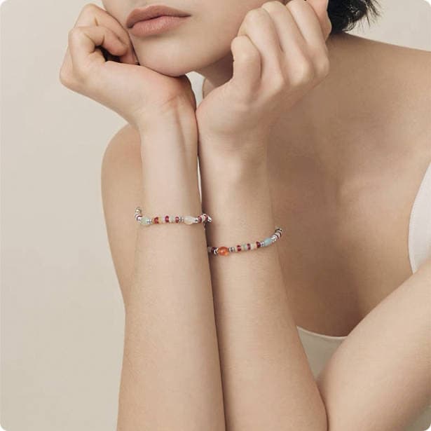 Colorful Bracelets For Women Crystal Bracelets Colorful Beaded Bracelets